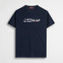 T-shirt 100% cotone con stampa grafica collezione - Navy Blue