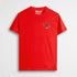 T-shirt 100% cotone Strike Wash con stampa punto cuore - Spice Orange