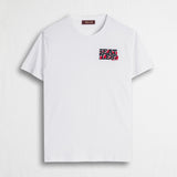 T-shirt 100% cotone con stampa logo punto cuore - White