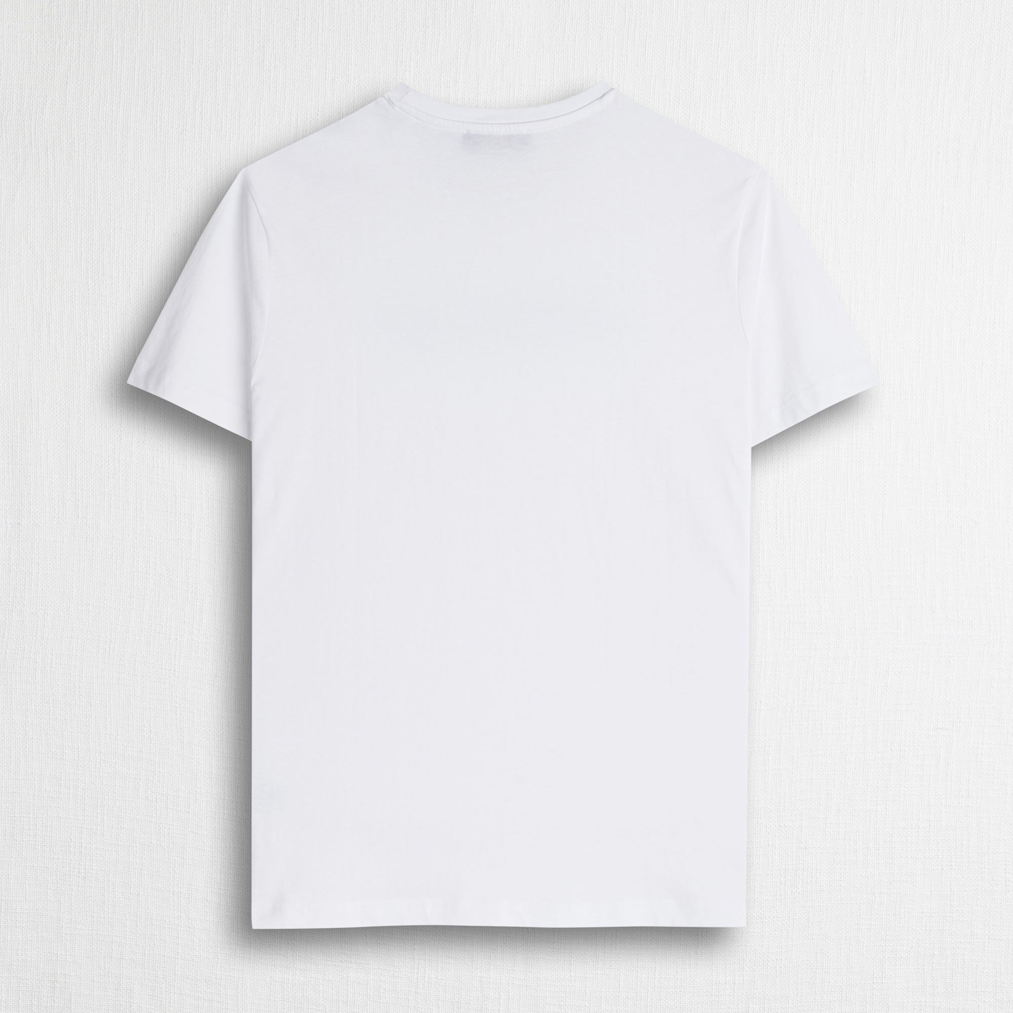 T-shirt 100% cotone con stampa logo punto cuore - White