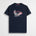 T-shirt 100% cotone con artwork - Navy Blue