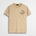T-shirt 100% cotone fiammato con stampa - Khaky