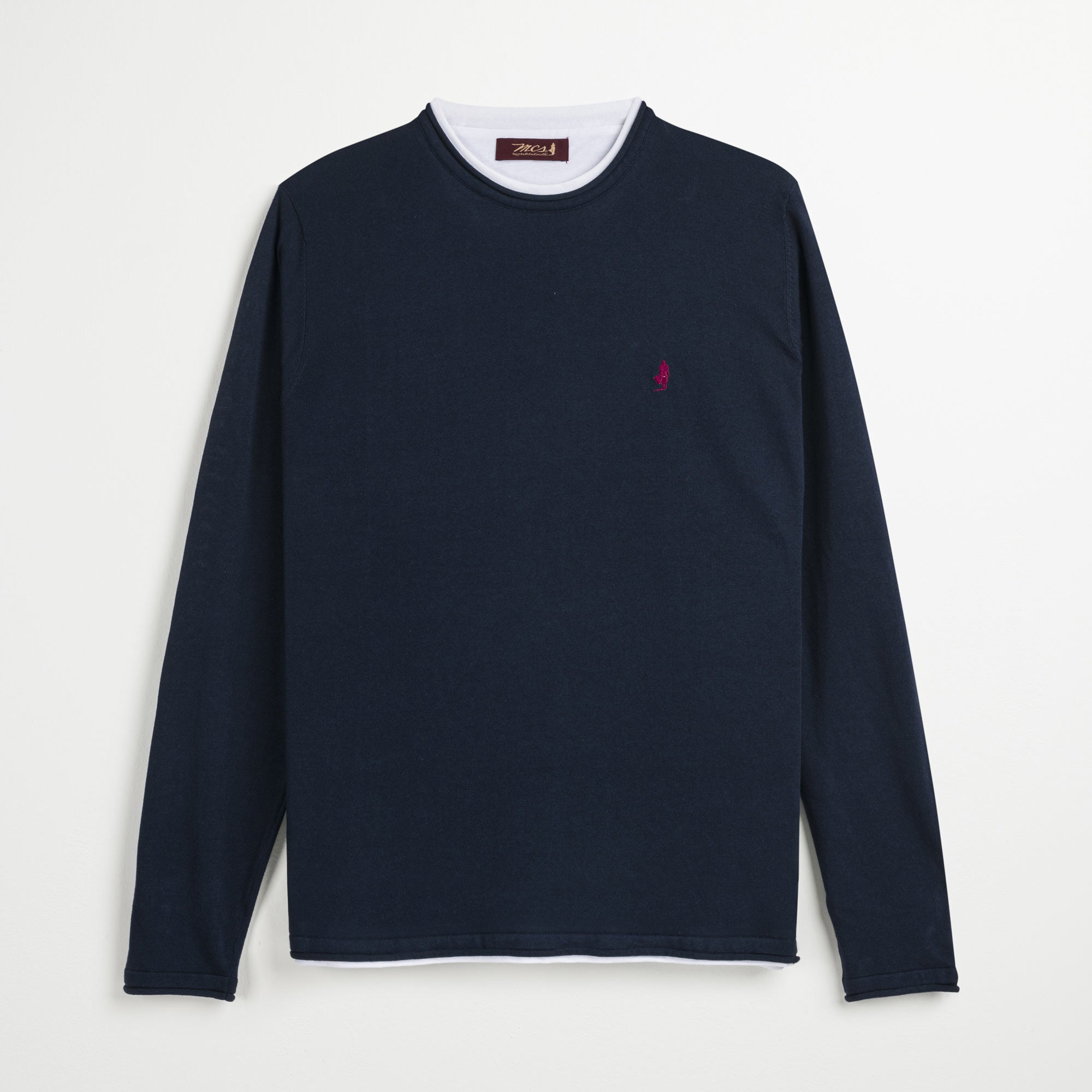 Maglione Uomo In Cotone In Cotone Cavo Girocollo, Maglia Spessa - Perfetto Per L'inverno, Taglia Regolare Maglione Uomo Gap - Foto 2