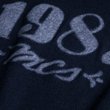 Maglione Girocollo con Logo 1987 dettaglio - Blu Navy
