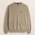 Maglia Girocollo in Lambswool  fronte - Sand