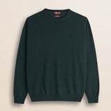 Maglia Girocollo in Lambswool  fronte - Ponderosa Pine