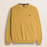 Maglia Girocollo in Lambswool  fronte - Chai Tea