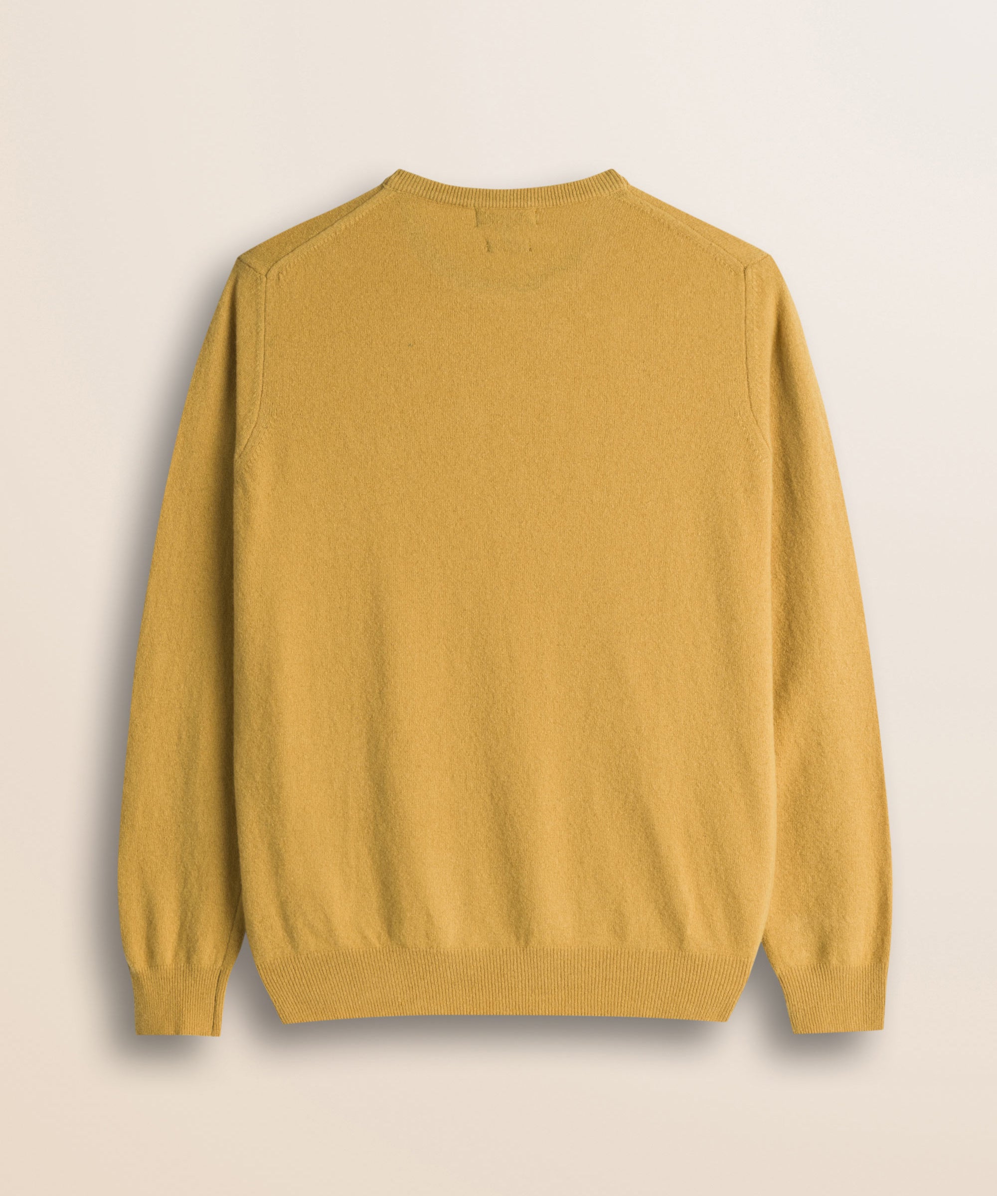 Maglia Girocollo in Lambswool  retro - Chai Tea