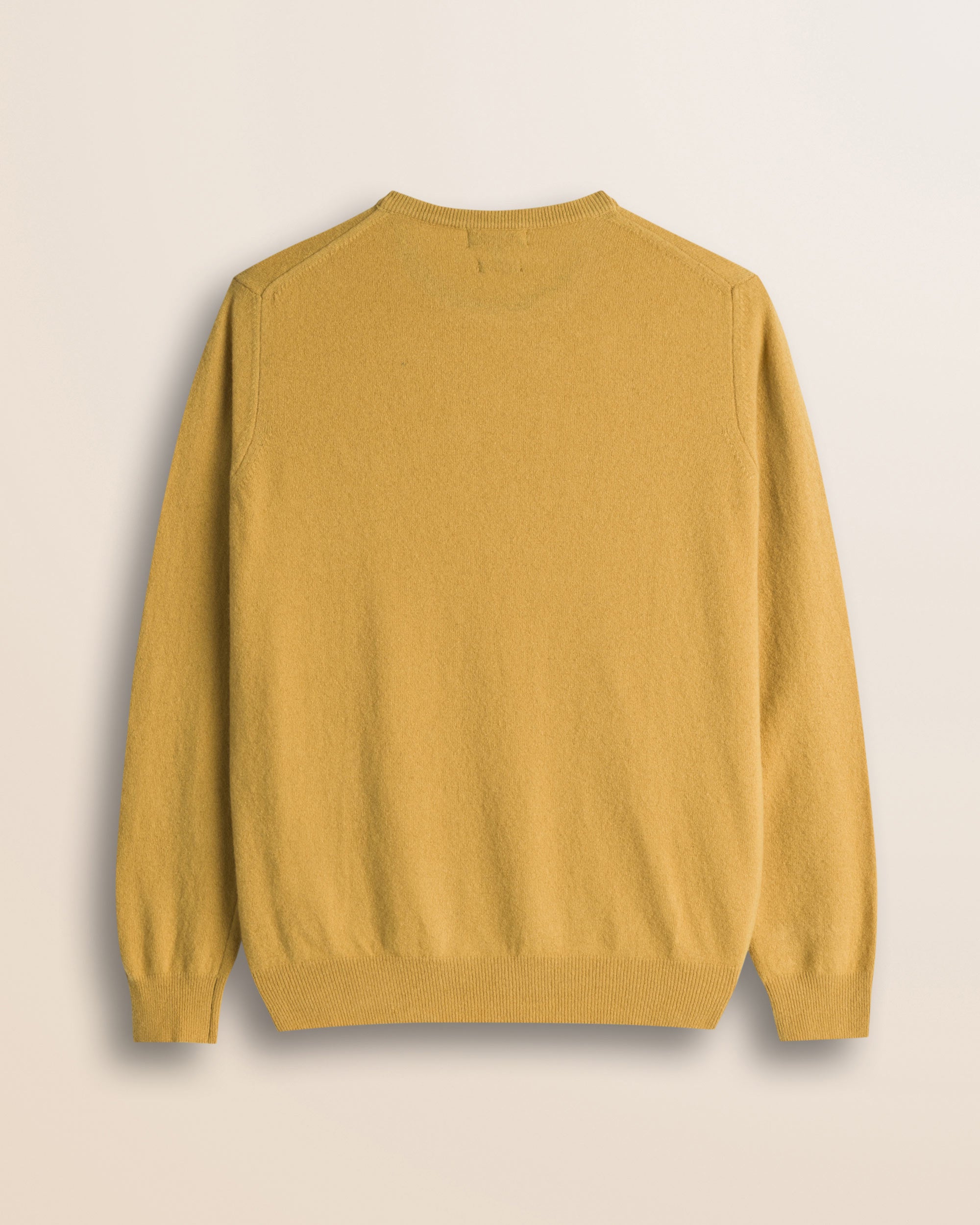 Maglia Girocollo in Lambswool  retro - Chai Tea