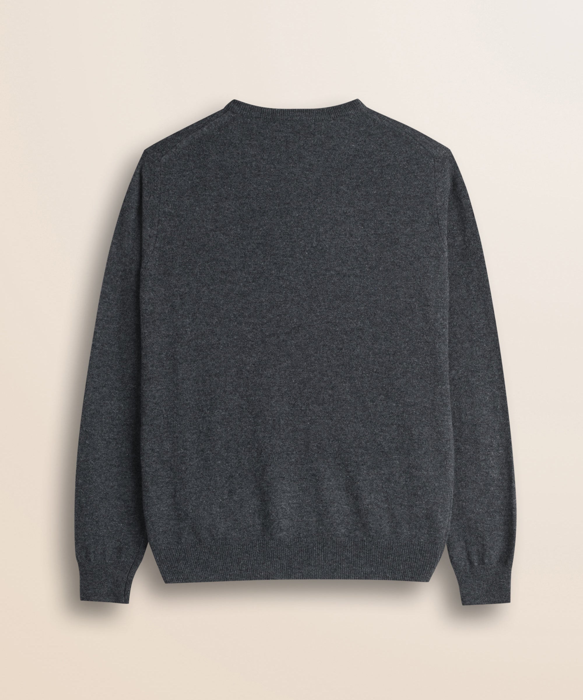 Maglia Girocollo in Lambswool  retro - Grey