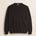 Maglia Girocollo in Lambswool  fronte - Chocolate