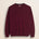 Maglia Scollo a V in Lambswool  fronte - Burgundy