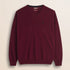 Maglia Scollo a V in Lambswool  fronte - Burgundy