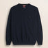 Maglia Scollo a V in Lambswool  fronte - Navy Blue