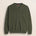 Maglia Scollo a V in Lambswool  fronte - Olive Night