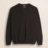 Maglia Scollo a V in Lambswool  fronte - Chocolate