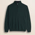 Maglia Mezza Zip in Lambswool  fronte - Ponderosa Pine