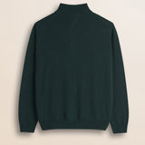 Maglia Mezza Zip in Lambswool  retro - Ponderosa Pine