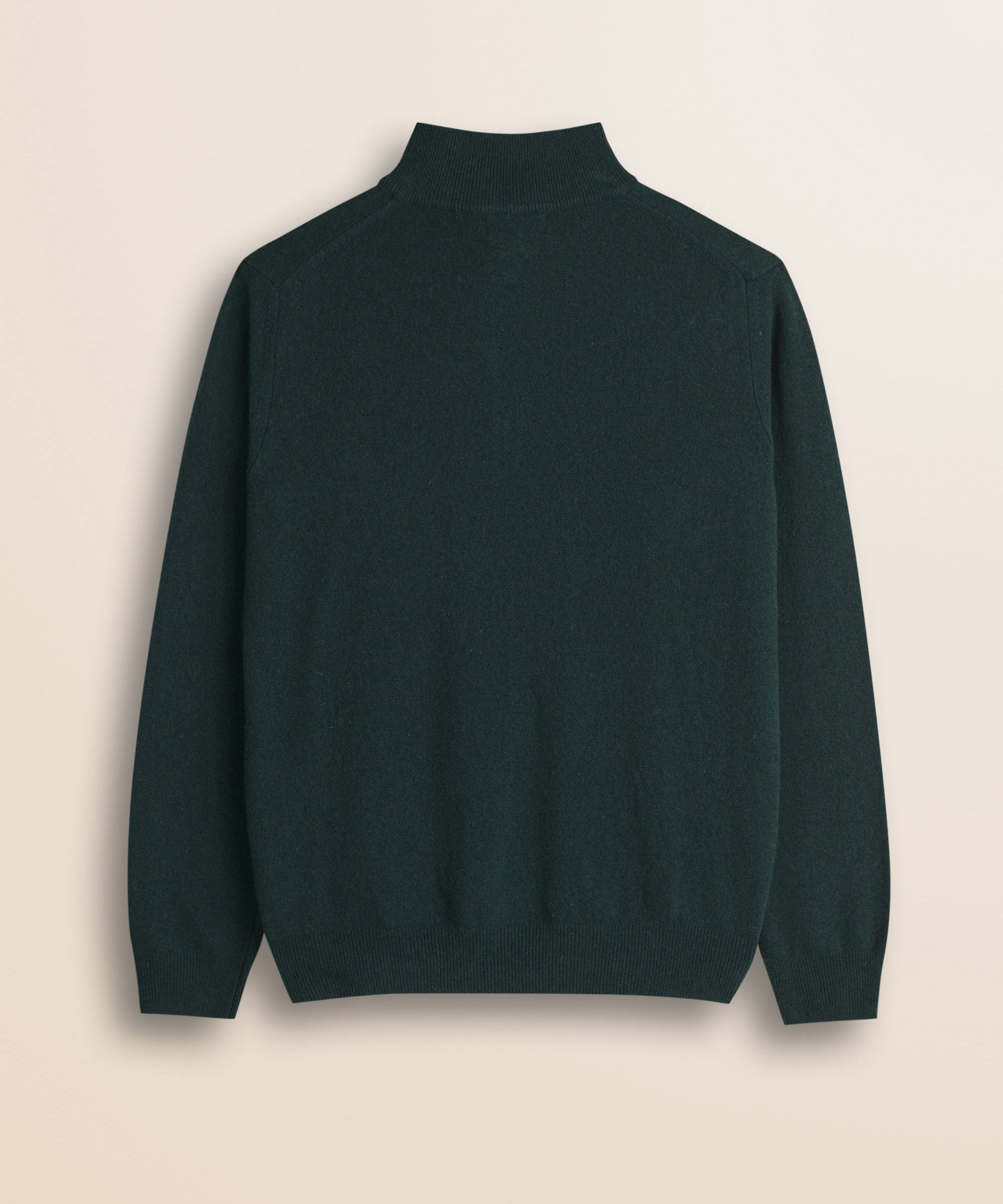 Maglia Mezza Zip in Lambswool  retro - Ponderosa Pine