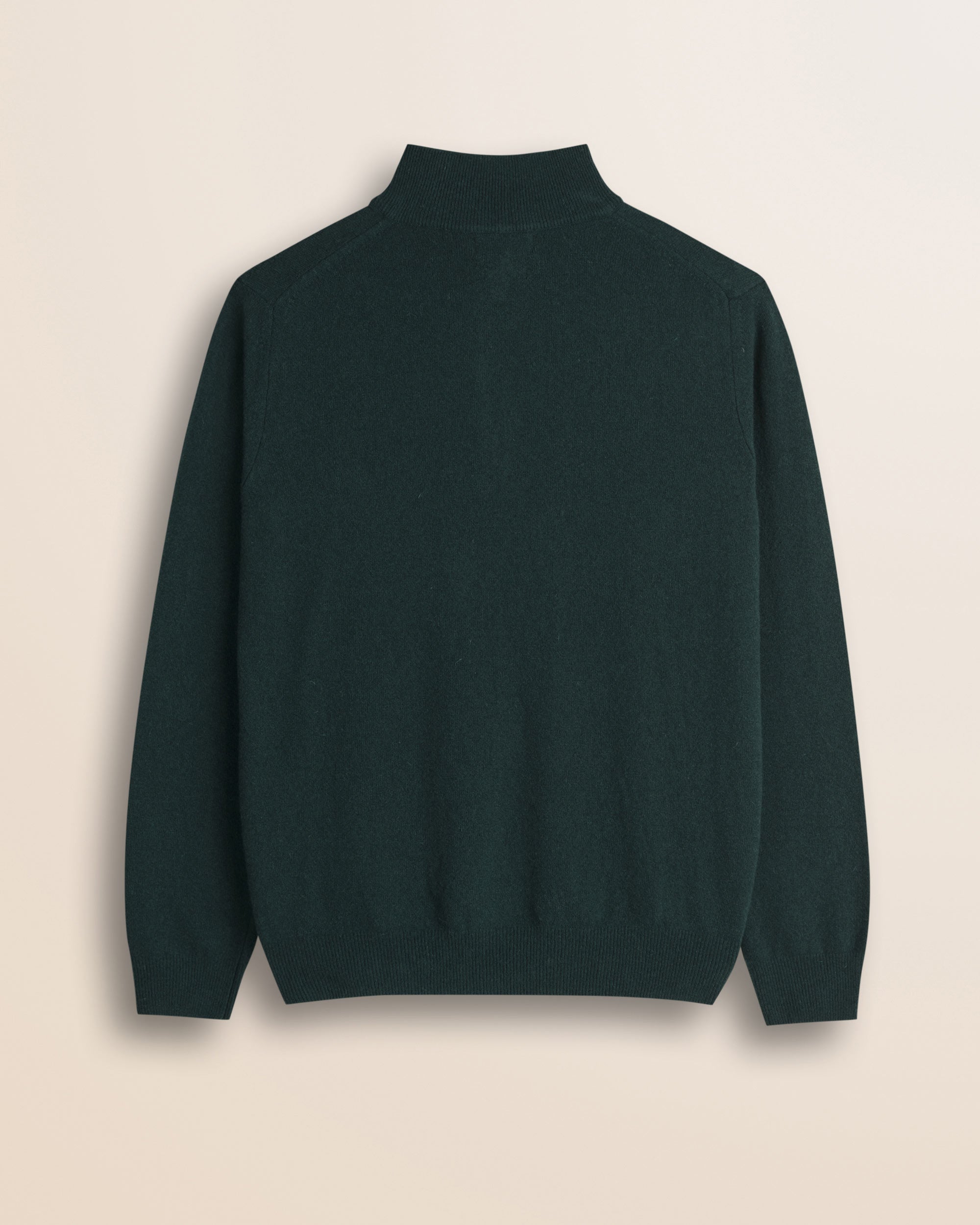 Maglia Mezza Zip in Lambswool  retro - Ponderosa Pine
