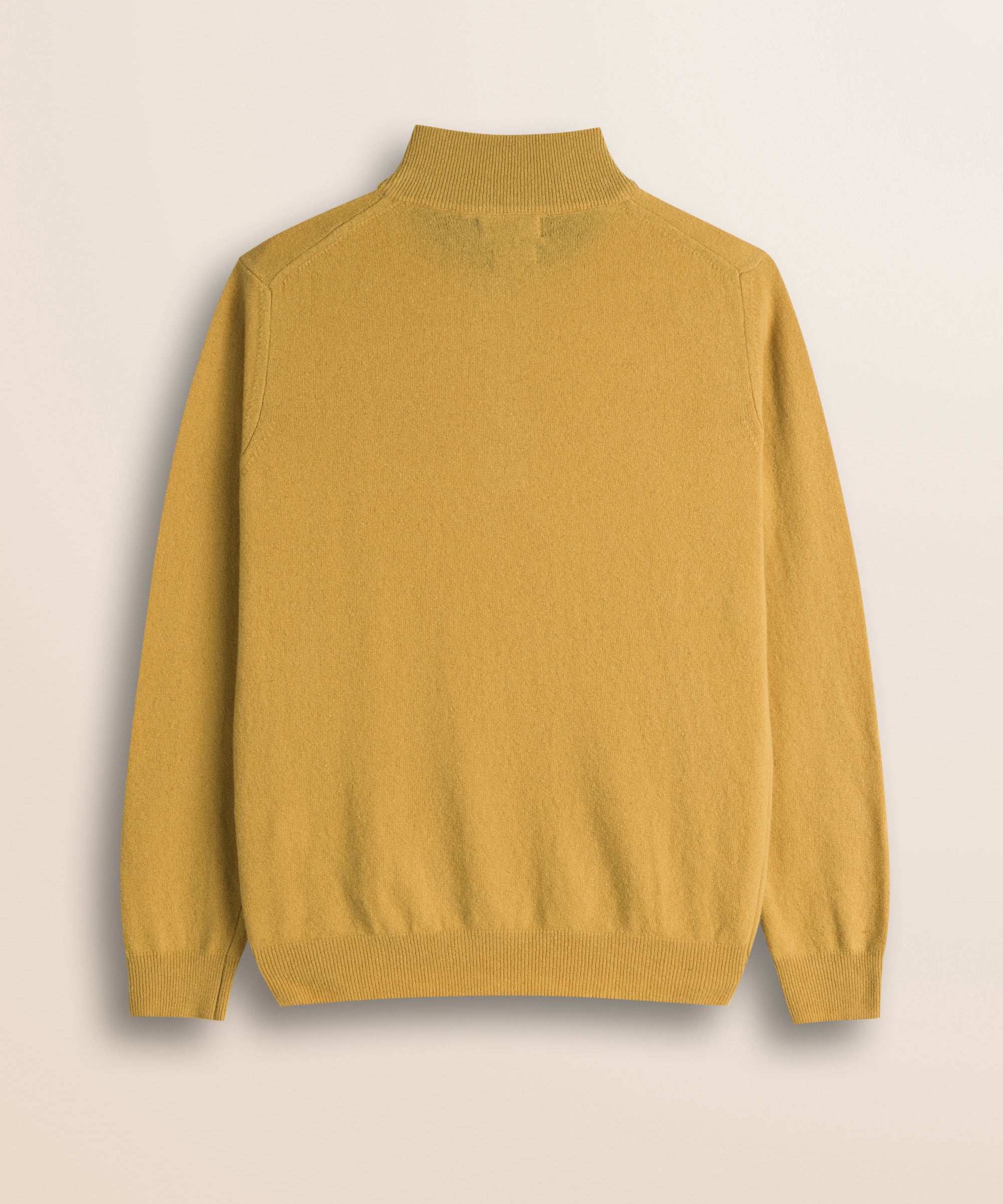 Maglia Mezza Zip in Lambswool  retro - Chai Tea