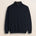 Maglia Mezza Zip in Lambswool  fronte - Navy Blue