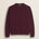 Maglione Girocollo in Lambswool  fronte - Burgundy
