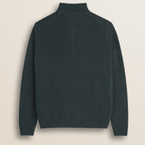 Maglione Mezza Zip in Lambswool  retro - Ponderosa Pine