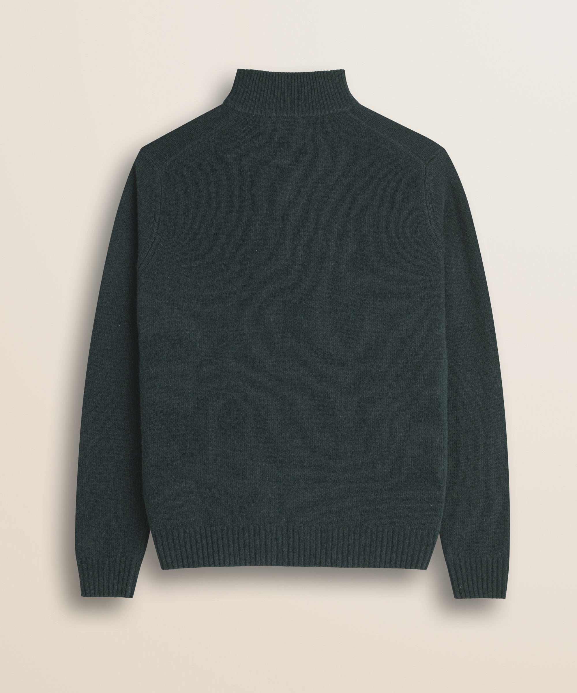 Maglione Mezza Zip in Lambswool  retro - Ponderosa Pine