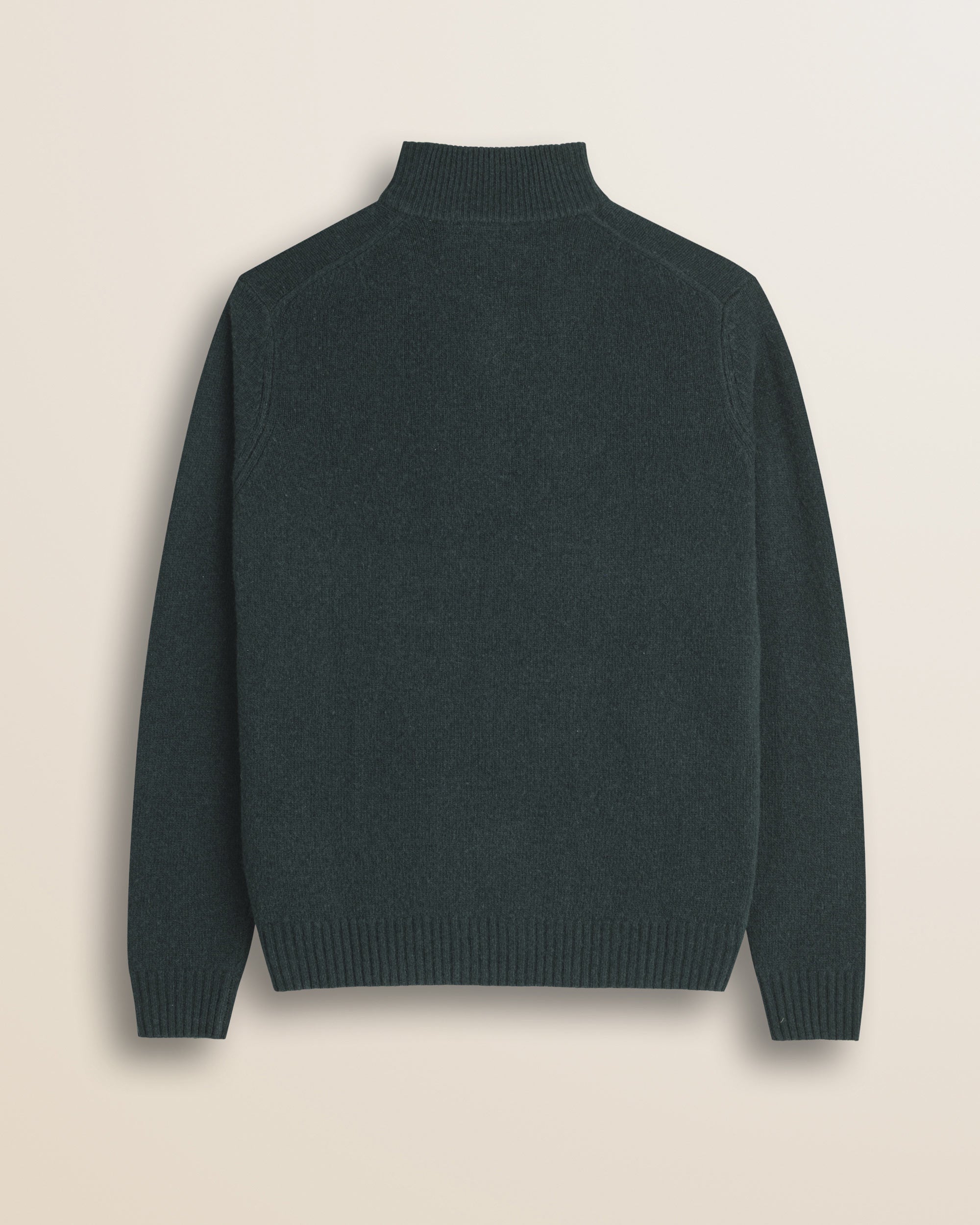 Maglione Mezza Zip in Lambswool  retro - Ponderosa Pine