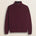 Maglione Mezza Zip in Lambswool  fronte - Burgundy