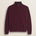 Maglione Full Zip in Lambswool  fronte - Burgundy