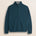 Maglione Full Zip in Lambswool Mouliné  fronte - Atlantic Deep