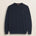Maglia Girocollo in Cotone e Lana  fronte - Navy Blue