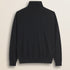 Dolcevita in Cotone e Lana  fronte - Black