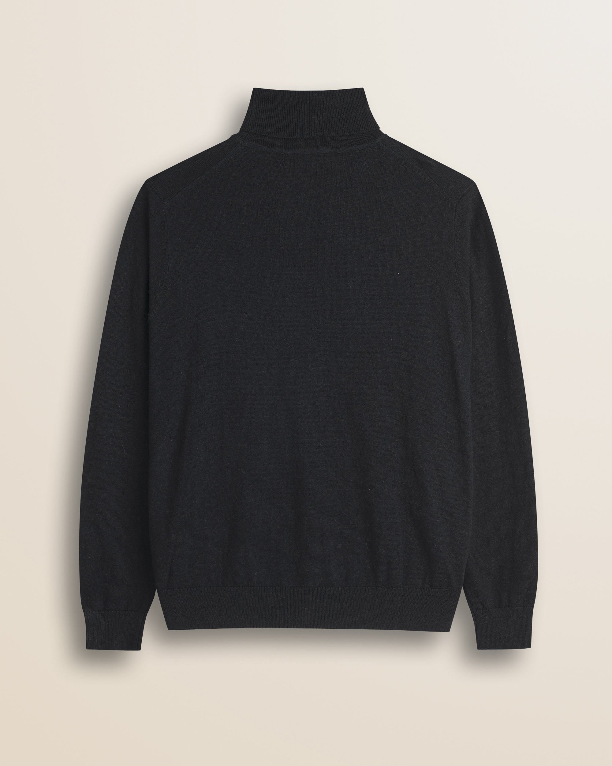 Dolcevita in Cotone e Lana  retro - Black