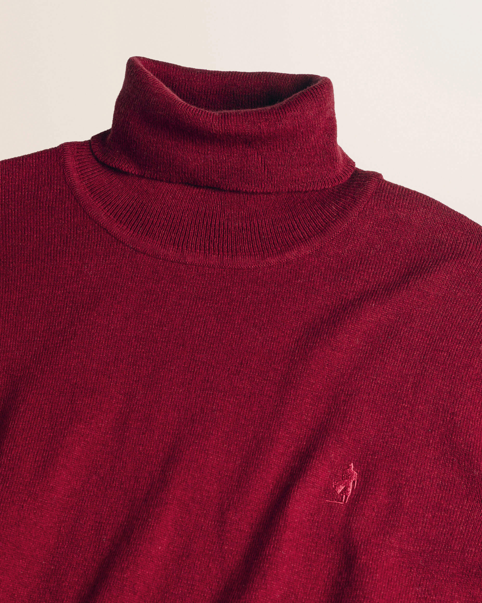 Dolcevita in Cotone e Lana  dettaglio - Merlot