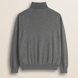 Dolcevita in Cotone e Lana  retro - Grey