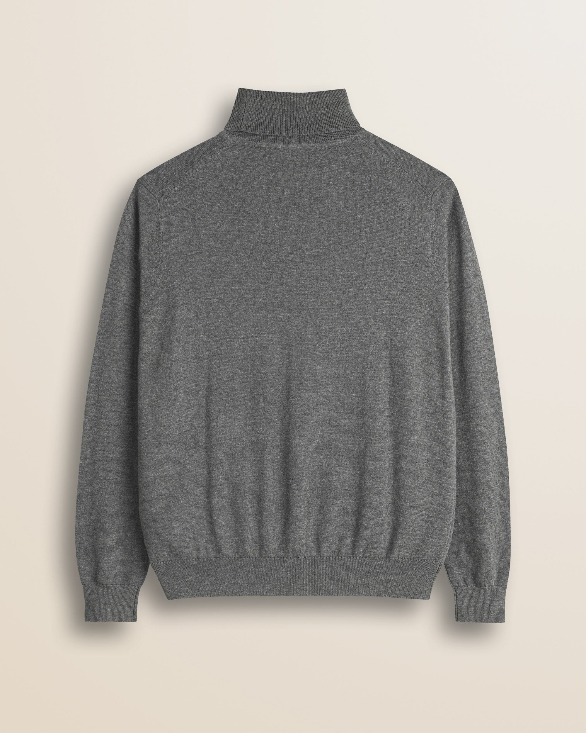 Dolcevita in Cotone e Lana  retro - Grey