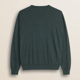 Cardigan in Cotone e Lana con Bottoni  retro - Ponderosa Pine