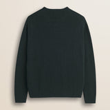Maglione Girocollo a Trecce in Lambswool  retro - Ponderosa Pine