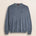 Maglia Girocollo in Pura Lana Merino  fronte - Light Navy