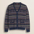 Cardigan Fair Isle in Misto Lana fronte - Multicolor Blue Fairisles