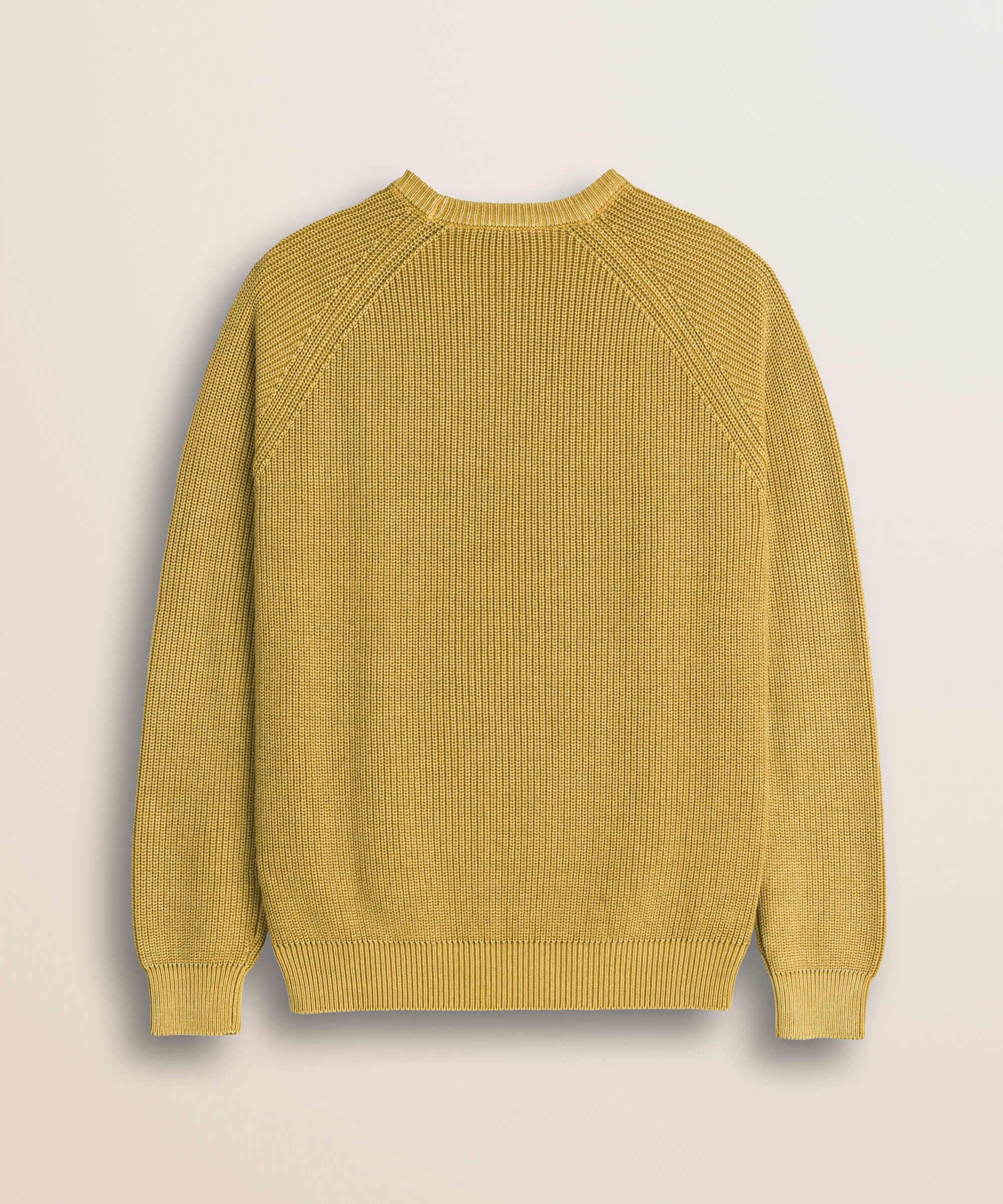 Maglione Raglan in Cotone Acid Wash retro - Chai Tea