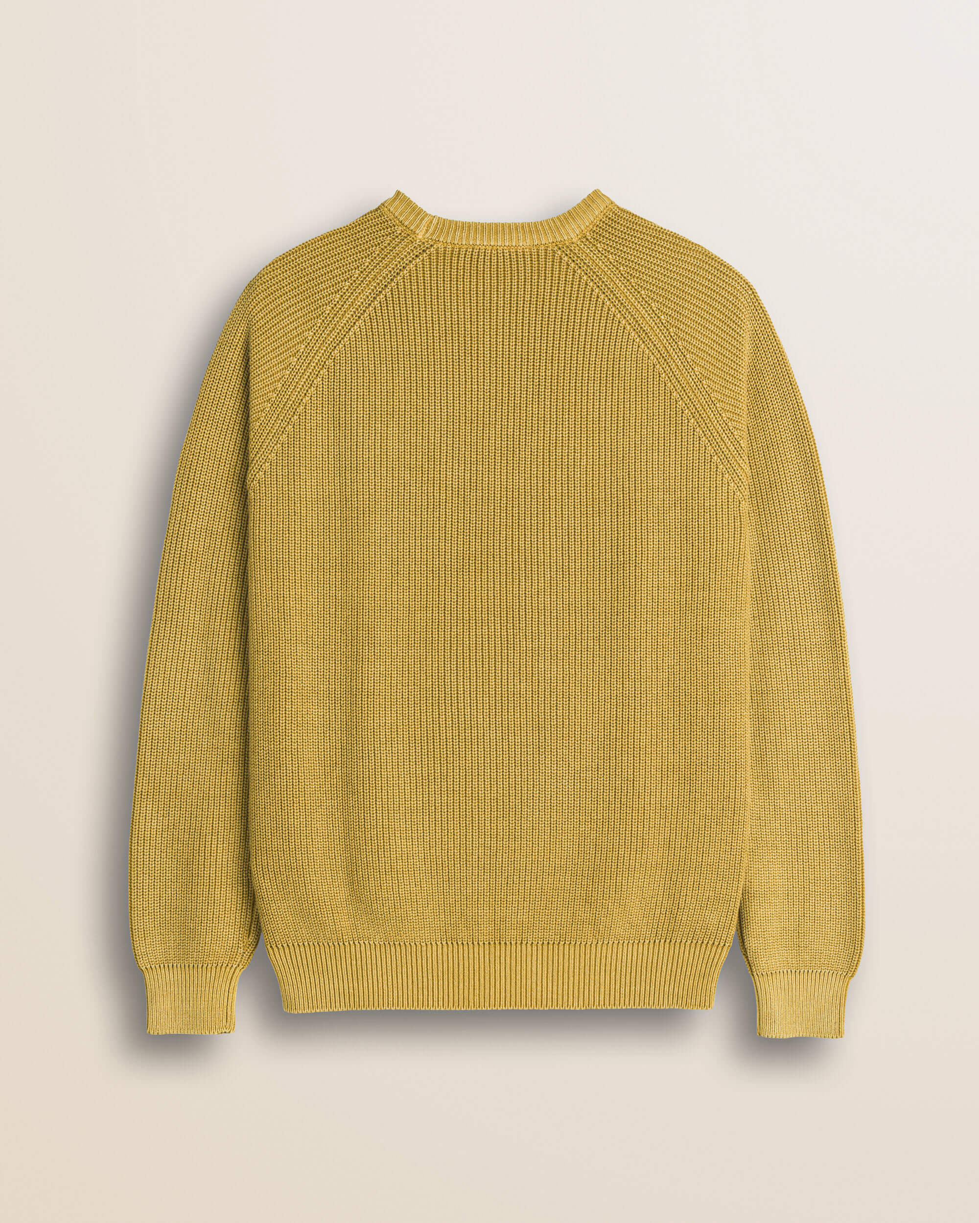 Maglione Raglan in Cotone Acid Wash retro - Chai Tea