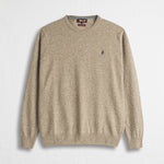 Maglia Girocollo in Misto Lana - Sand