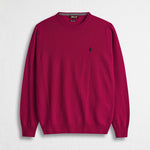 Maglia Girocollo in Misto Lana - Beaujolais