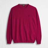 Maglia Girocollo in Misto Lana - Beaujolais