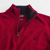 Maglia Mezza Zip in Misto Lana