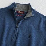 Maglia Mezza Zip in Misto Lana